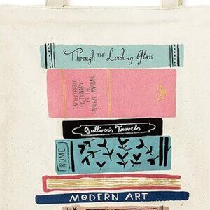 NWT Kate Spade Stack of Classics Canvas Book Bag